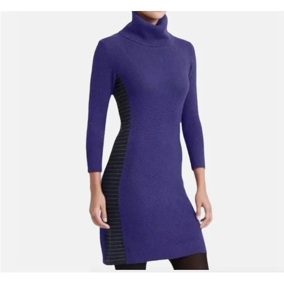 Athleta Dresses & Skirts - Elegant Purple Turtleneck Dress